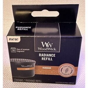 WoodWick HUMIDOR Scent Radiance Diffuser Refill New in Box